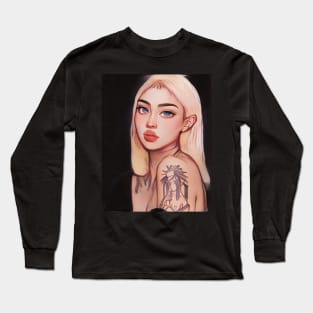 Blonde Asia Tatted 2023 Long Sleeve T-Shirt